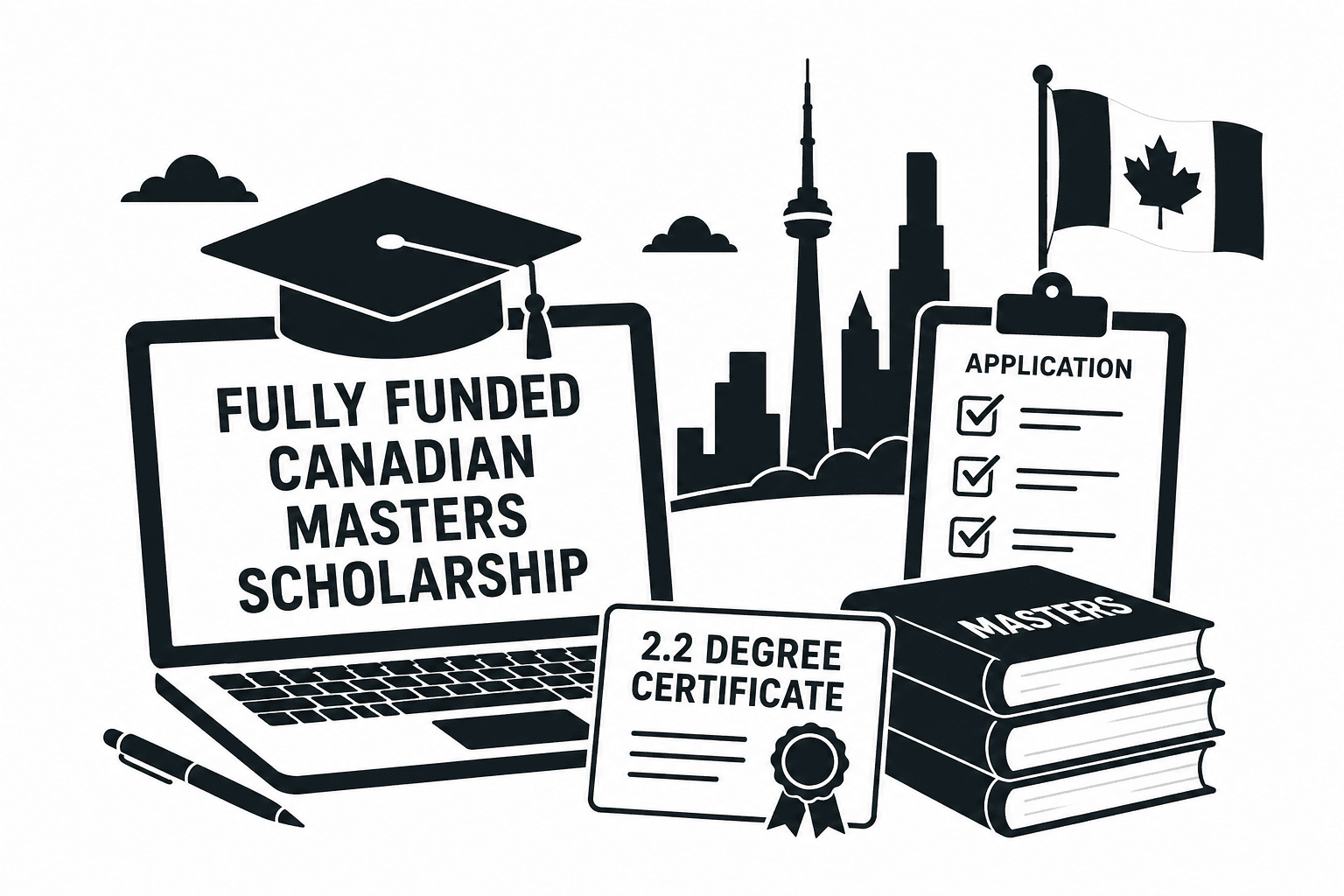 How to Apply for a Fully Funded Canadian Master's Scholarship with a 2.2 Degree Certificate